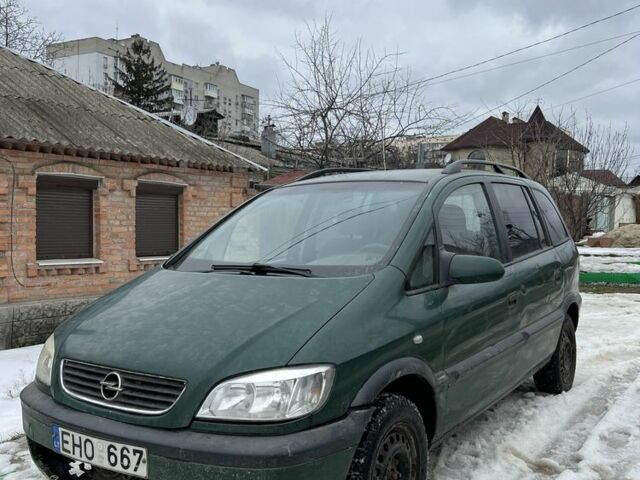 Зелений Опель Зафіра, об'ємом двигуна 2 л та пробігом 300 тис. км за 1850 $, фото 1 на Automoto.ua