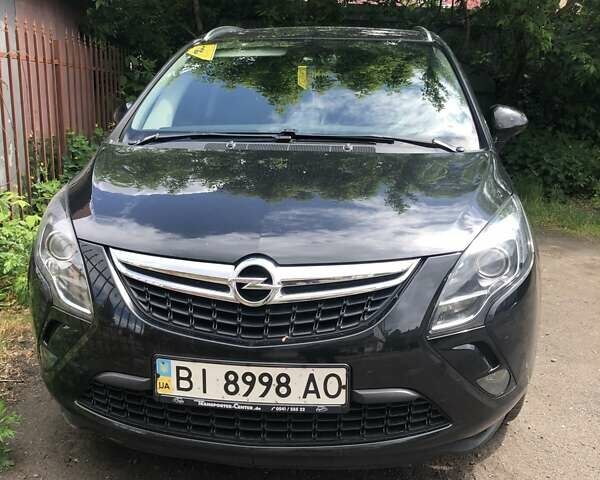 Чорний Опель Zafira Tourer, об'ємом двигуна 2 л та пробігом 200 тис. км за 11350 $, фото 1 на Automoto.ua