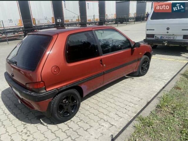 Червоний Пежо 106, об'ємом двигуна 1.12 л та пробігом 157 тис. км за 1400 $, фото 1 на Automoto.ua