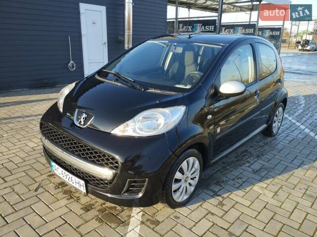 Черный Пежо 107, объемом двигателя 1 л и пробегом 207 тыс. км за 5500 $, фото 1 на Automoto.ua