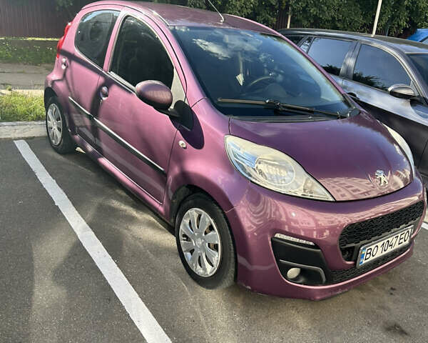 Фіолетовий Пежо 107, об'ємом двигуна 1 л та пробігом 103 тис. км за 6350 $, фото 1 на Automoto.ua