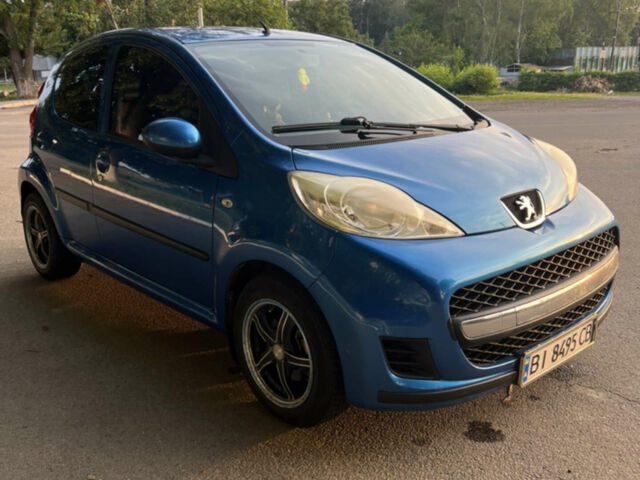 Синій Пежо 107, об'ємом двигуна 0.98 л та пробігом 98 тис. км за 5300 $, фото 1 на Automoto.ua