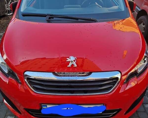 Червоний Пежо 108, об'ємом двигуна 1 л та пробігом 35 тис. км за 8900 $, фото 1 на Automoto.ua