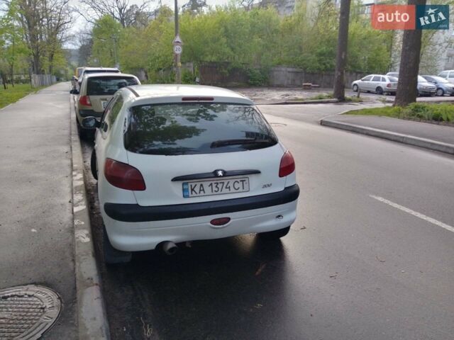 Білий Пежо 206, об'ємом двигуна 1.9 л та пробігом 450 тис. км за 3500 $, фото 1 на Automoto.ua