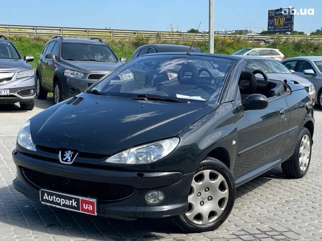 Черный Пежо 206, объемом двигателя 1.6 л и пробегом 134 тыс. км за 3380 $, фото 1 на Automoto.ua