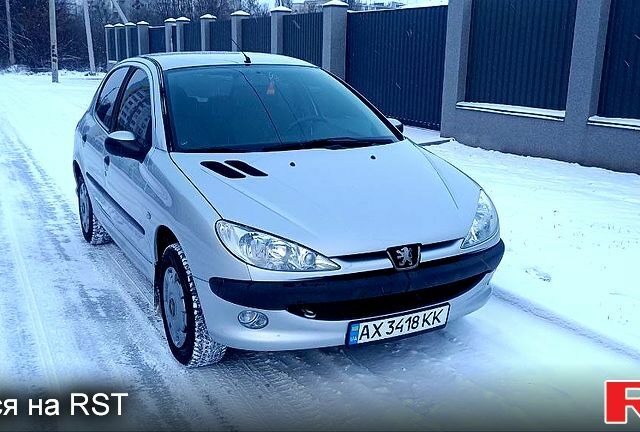 Сірий Пежо 206, об'ємом двигуна 1.6 л та пробігом 99 тис. км за 4500 $, фото 1 на Automoto.ua