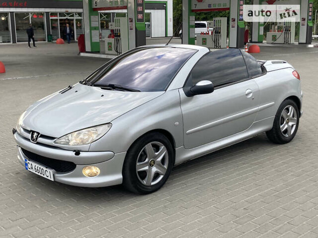 Сірий Пежо 206, об'ємом двигуна 1.6 л та пробігом 149 тис. км за 4999 $, фото 1 на Automoto.ua