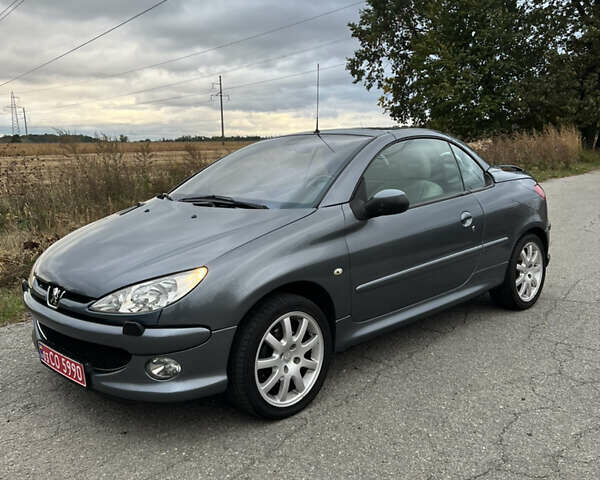 Сірий Пежо 206, об'ємом двигуна 1.6 л та пробігом 210 тис. км за 4800 $, фото 1 на Automoto.ua