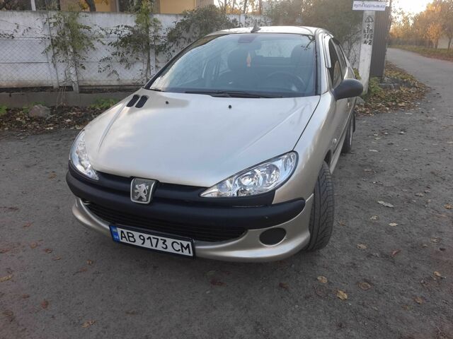 Серый Пежо 206, объемом двигателя 1.4 л и пробегом 250 тыс. км за 2650 $, фото 1 на Automoto.ua