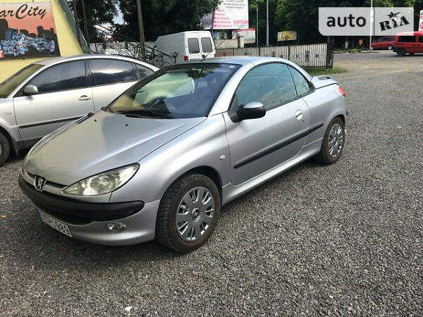 Сірий Пежо 206, об'ємом двигуна 1.6 л та пробігом 205 тис. км за 1950 $, фото 1 на Automoto.ua