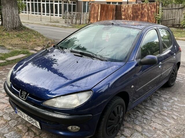 Синий Пежо 206, объемом двигателя 1.6 л и пробегом 222 тыс. км за 1333 $, фото 1 на Automoto.ua
