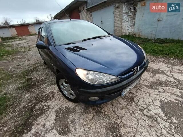 Синій Пежо 206, об'ємом двигуна 2 л та пробігом 270 тис. км за 2450 $, фото 1 на Automoto.ua
