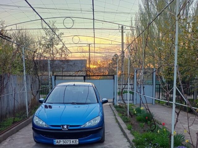 Синій Пежо 206, об'ємом двигуна 1.4 л та пробігом 200 тис. км за 3500 $, фото 1 на Automoto.ua