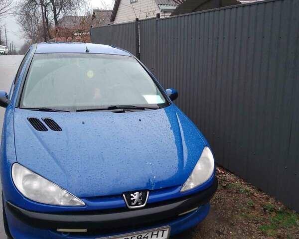 Синій Пежо 206, об'ємом двигуна 1.1 л та пробігом 257 тис. км за 2400 $, фото 1 на Automoto.ua
