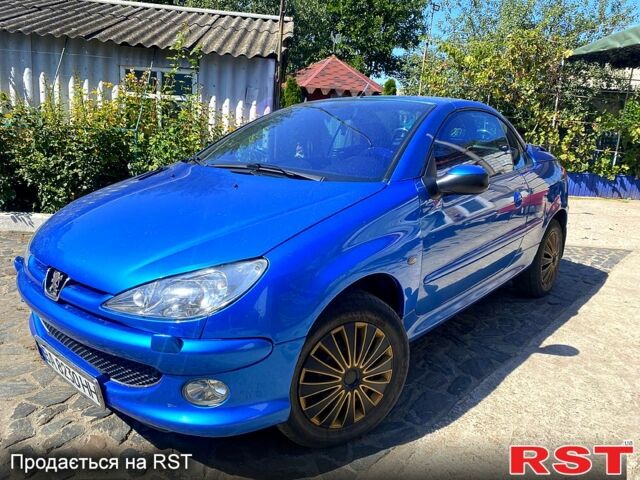 Синий Пежо 206, объемом двигателя 1.6 л и пробегом 241 тыс. км за 5500 $, фото 1 на Automoto.ua