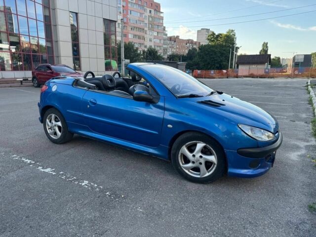 Синий Пежо 206, объемом двигателя 1.6 л и пробегом 177 тыс. км за 4300 $, фото 1 на Automoto.ua