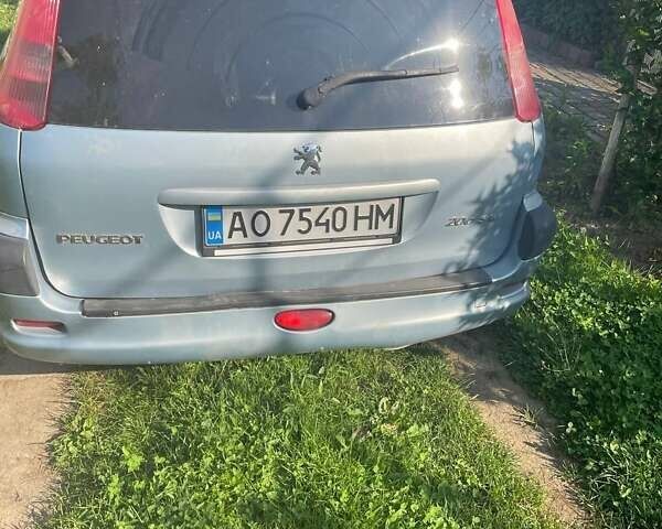 Синій Пежо 206, об'ємом двигуна 1.36 л та пробігом 148 тис. км за 1900 $, фото 1 на Automoto.ua
