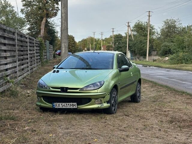 Зелений Пежо 206, об'ємом двигуна 1.6 л та пробігом 200 тис. км за 2800 $, фото 1 на Automoto.ua