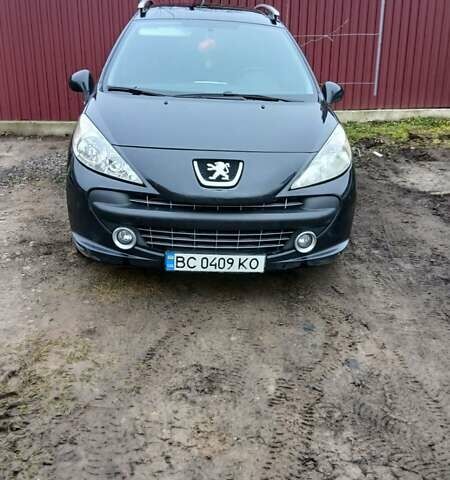 Чорний Пежо 207, об'ємом двигуна 1.6 л та пробігом 303 тис. км за 3400 $, фото 1 на Automoto.ua