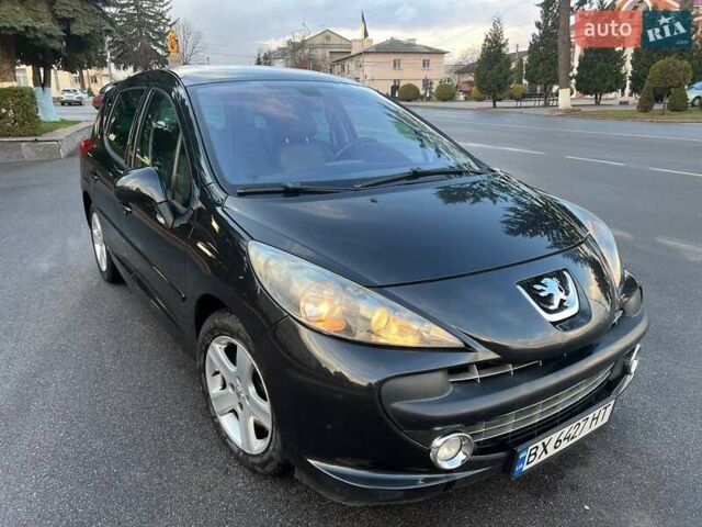 Черный Пежо 207, объемом двигателя 1.6 л и пробегом 205 тыс. км за 4250 $, фото 1 на Automoto.ua