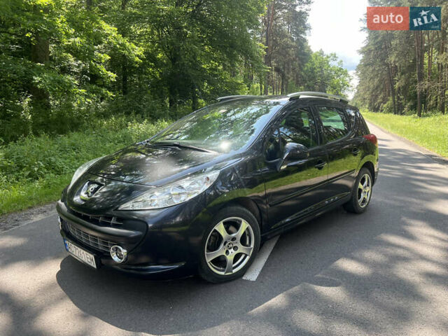 Черный Пежо 207, объемом двигателя 1.4 л и пробегом 227 тыс. км за 4000 $, фото 1 на Automoto.ua