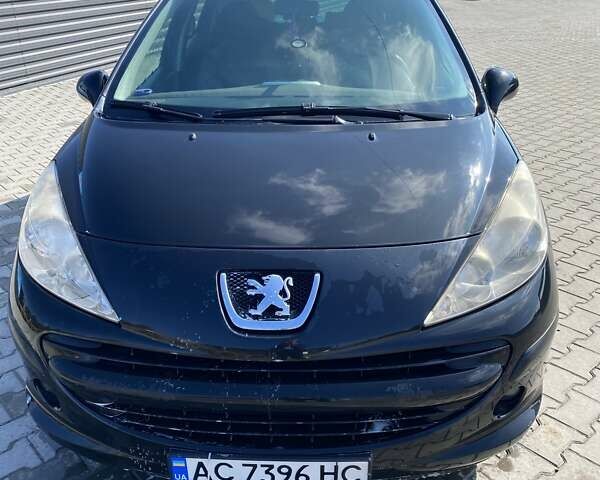 Чорний Пежо 207, об'ємом двигуна 1.4 л та пробігом 216 тис. км за 4200 $, фото 1 на Automoto.ua