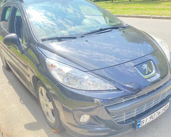 Чорний Пежо 207, об'ємом двигуна 1.56 л та пробігом 262 тис. км за 7000 $, фото 1 на Automoto.ua