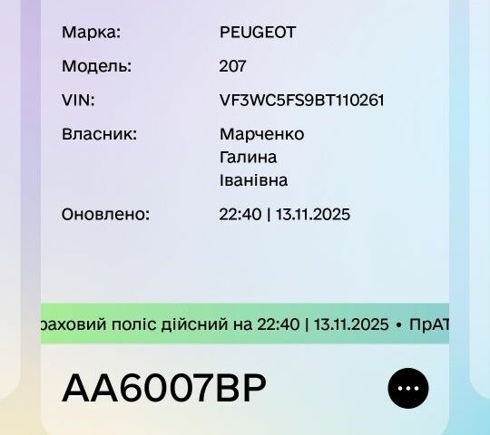 Красный Пежо 207, объемом двигателя 1.6 л и пробегом 100 тыс. км за 6500 $, фото 1 на Automoto.ua