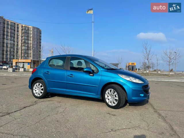 Синий Пежо 207, объемом двигателя 1.56 л и пробегом 198 тыс. км за 4700 $, фото 1 на Automoto.ua