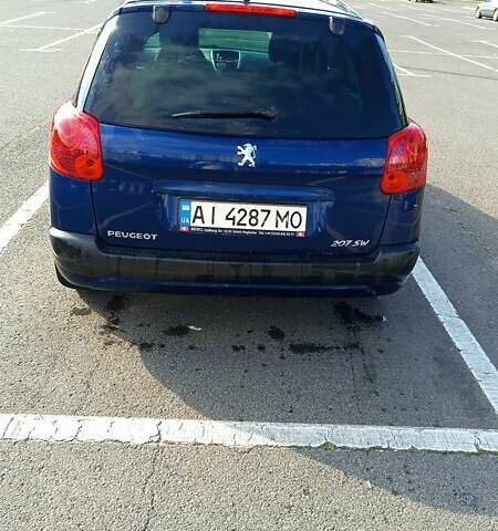Синий Пежо 207, объемом двигателя 1.6 л и пробегом 290 тыс. км за 5200 $, фото 1 на Automoto.ua