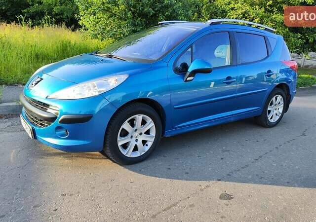 Синий Пежо 207, объемом двигателя 1.6 л и пробегом 287 тыс. км за 3750 $, фото 1 на Automoto.ua