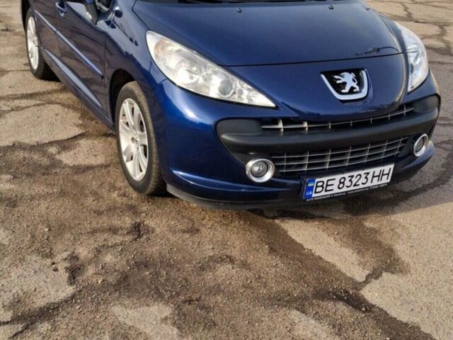 Синий Пежо 207, объемом двигателя 1.6 л и пробегом 97 тыс. км за 6643 $, фото 1 на Automoto.ua