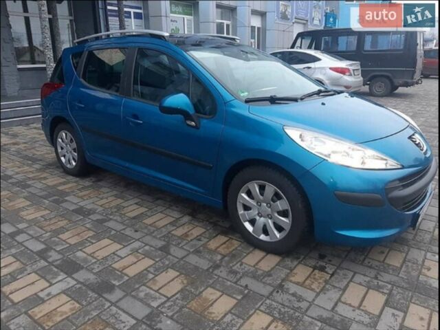 Синій Пежо 207, об'ємом двигуна 1.4 л та пробігом 240 тис. км за 4500 $, фото 1 на Automoto.ua
