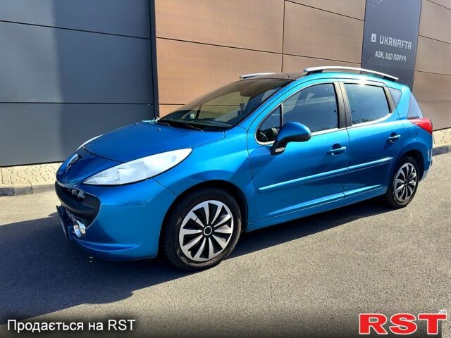 Синий Пежо 207, объемом двигателя 1.6 л и пробегом 220 тыс. км за 5600 $, фото 1 на Automoto.ua
