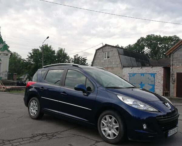 Синій Пежо 207, об'ємом двигуна 1.36 л та пробігом 180 тис. км за 4450 $, фото 1 на Automoto.ua