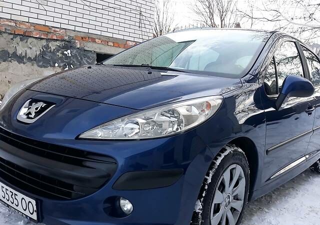 Синій Пежо 207, об'ємом двигуна 1.4 л та пробігом 163 тис. км за 5480 $, фото 1 на Automoto.ua