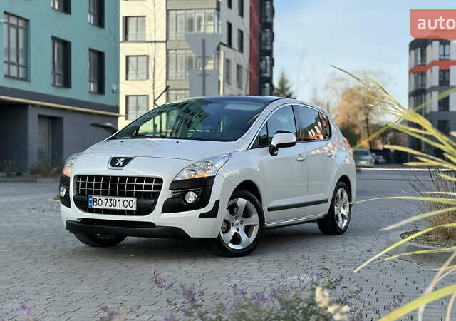 Белый Пежо 3008, объемом двигателя 2 л и пробегом 213 тыс. км за 8950 $, фото 1 на Automoto.ua