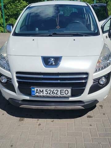 Білий Пежо 3008, об'ємом двигуна 2 л та пробігом 211 тис. км за 10200 $, фото 1 на Automoto.ua