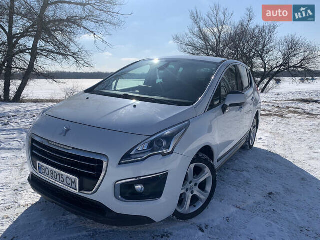 Белый Пежо 3008, объемом двигателя 1.56 л и пробегом 168 тыс. км за 13500 $, фото 1 на Automoto.ua