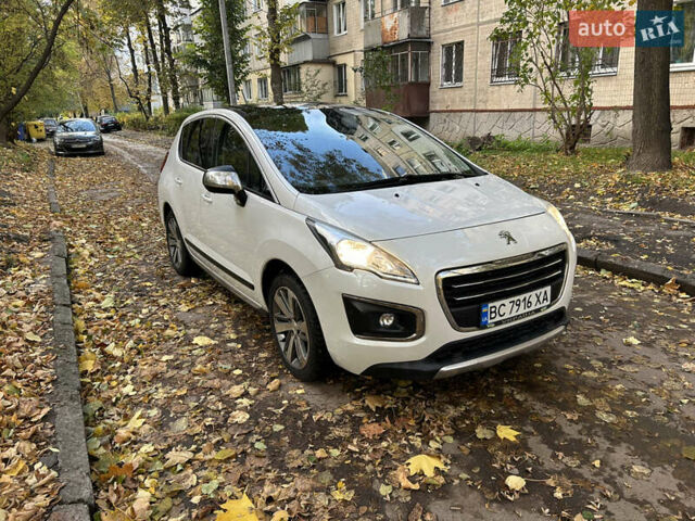 Белый Пежо 3008, объемом двигателя 1.56 л и пробегом 217 тыс. км за 12999 $, фото 1 на Automoto.ua
