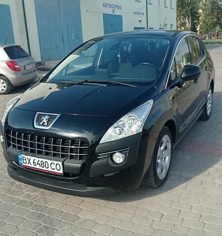 Черный Пежо 3008, объемом двигателя 1.6 л и пробегом 162 тыс. км за 9400 $, фото 1 на Automoto.ua