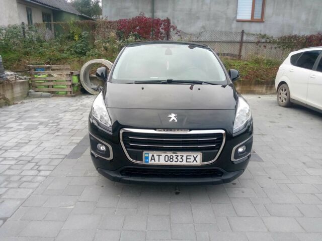 Черный Пежо 3008, объемом двигателя 1.6 л и пробегом 216 тыс. км за 12000 $, фото 1 на Automoto.ua