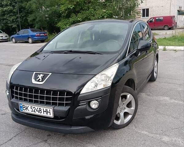 Черный Пежо 3008, объемом двигателя 2 л и пробегом 242 тыс. км за 8400 $, фото 1 на Automoto.ua