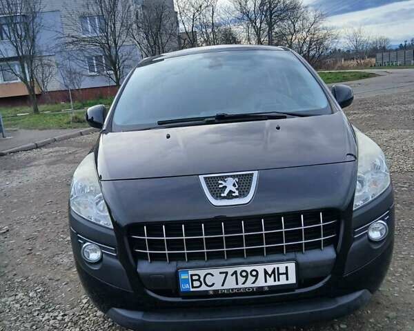 Черный Пежо 3008, объемом двигателя 1.6 л и пробегом 214 тыс. км за 6500 $, фото 1 на Automoto.ua