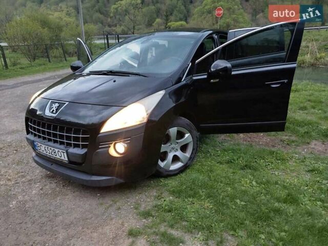 Черный Пежо 3008, объемом двигателя 2 л и пробегом 237 тыс. км за 10700 $, фото 1 на Automoto.ua
