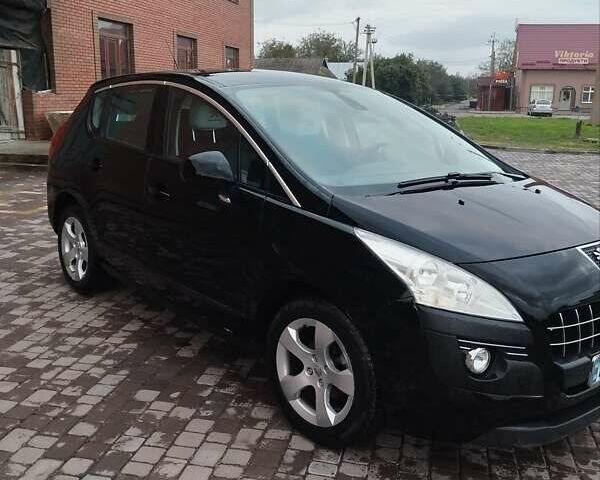 Черный Пежо 3008, объемом двигателя 1.56 л и пробегом 250 тыс. км за 7900 $, фото 1 на Automoto.ua