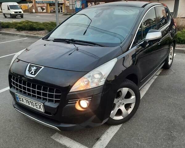 Черный Пежо 3008, объемом двигателя 1.6 л и пробегом 266 тыс. км за 7600 $, фото 1 на Automoto.ua