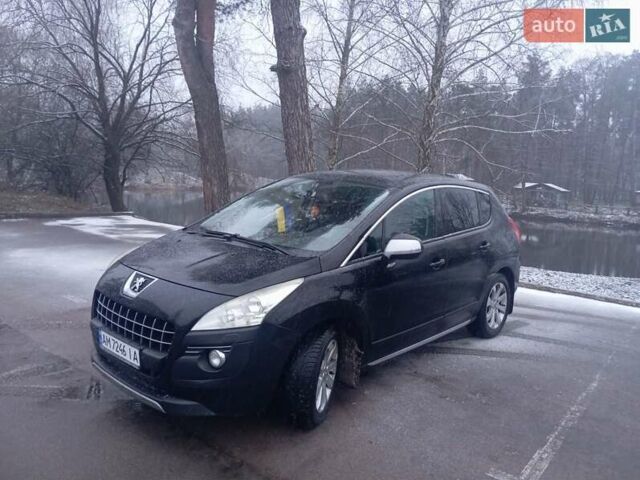 Черный Пежо 3008, объемом двигателя 1.6 л и пробегом 255 тыс. км за 7800 $, фото 1 на Automoto.ua