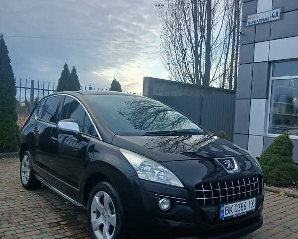 Чорний Пежо 3008, об'ємом двигуна 1.56 л та пробігом 290 тис. км за 7300 $, фото 1 на Automoto.ua