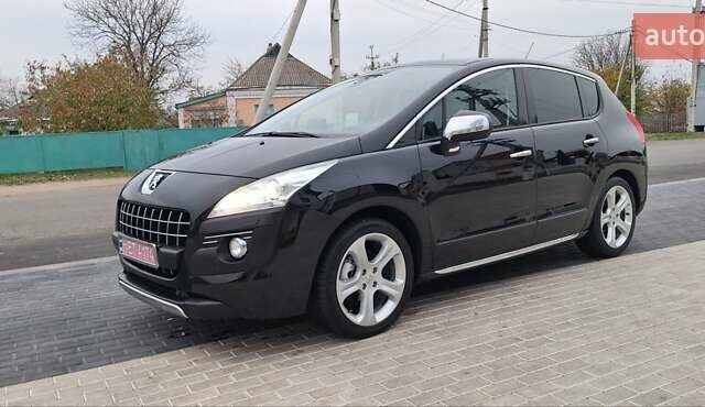 Чорний Пежо 3008, об'ємом двигуна 2 л та пробігом 197 тис. км за 11300 $, фото 1 на Automoto.ua